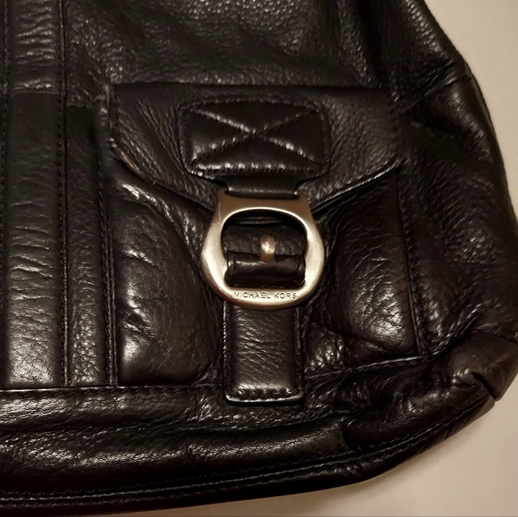2006 Michael Kors soft leather black purse with silver hardware - Picture 7 of 17
